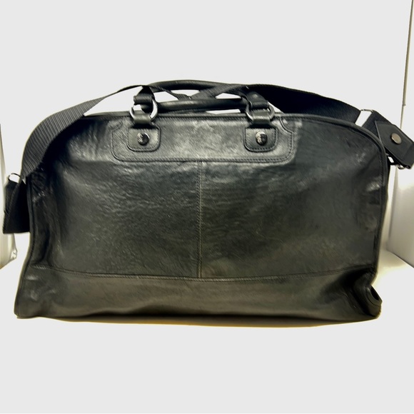 Coogi NWT Limited Edition (026 of 100) Black Leather Weekender Bag. - Picture 3 of 16
